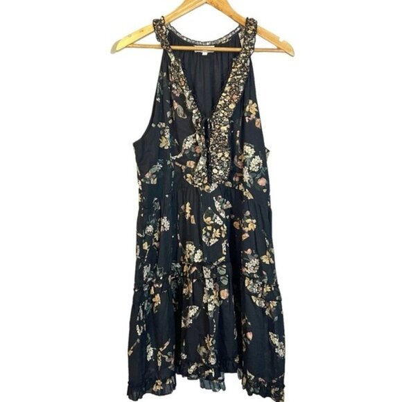 Super Natural by Secret Mission Cape Town Isabel Mini Dress L Cottagecore - Picture 2 of 8